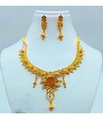 Most Selling Design High Gold Micro Plated Flower Set With Earring