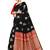 Black Silk Woven Saree With Blouse