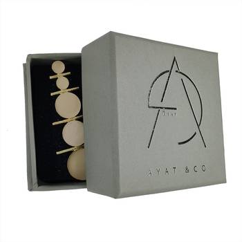 Soul Beige Brass & Sterling Silver layer Drops & Danglers WeddingParty Handmade Earrings 3