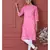 PINK PRINTED KURTA