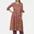 BROWN PRINTED KURTA AND BOTTOM