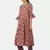 BROWN PRINTED KURTA AND BOTTOM