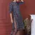 INDIGO PRINTED KURTA AND BOTTOM