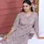 ORANGE PRINTED KURTA AND BOTTOM