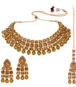 Brown crystal necklaces