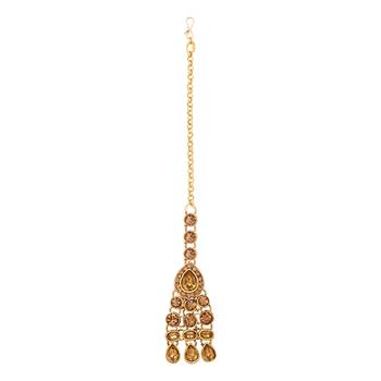 Brown crystal necklaces 5