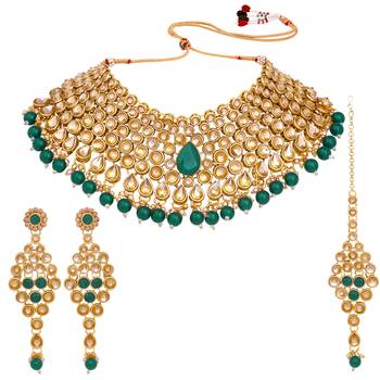 Green crystal necklaces 1