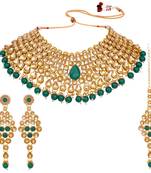 Green crystal necklaces