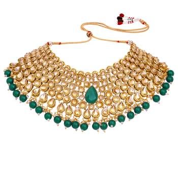 Green crystal necklaces 3