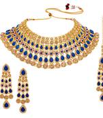 Blue crystal necklaces