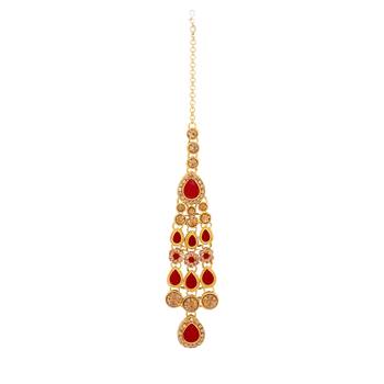 Red crystal necklaces 5