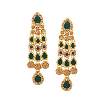 Green crystal necklaces 4