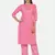 PINK PRINTED KURTA AND BOTTOM