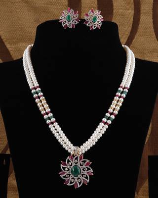 Real Natural Hyderabadi pearls Set With Certificate 1