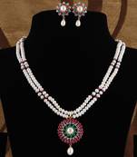Real Natural Hyderabadi pearls Set With Certificate