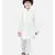 White Jacquard stitched printed   sherwani