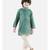 Green Silk  stitched printed   kurta &   pyjama