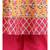 Yellow Cotton stitched printed anarkali