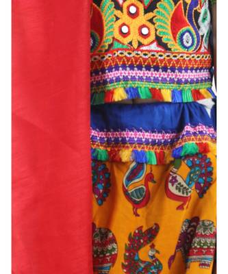 Blue  Double Panel Cotton Chaniya Choli 2