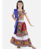 White  Double Panel Cotton Chaniya Choli