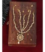 Gold kundan antique gold Alloy  Maang tikka