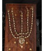 Gold kundan antique gold Alloy  Maang tikka