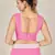 Light pink plain net saree with blouse