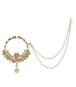 Traditional Wear Stone Studed Nath for Brides  Women and Girls