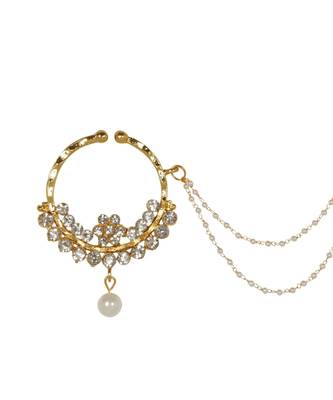 Traditional Wear Stone Studed Nath for Brides  Women and Girls 2