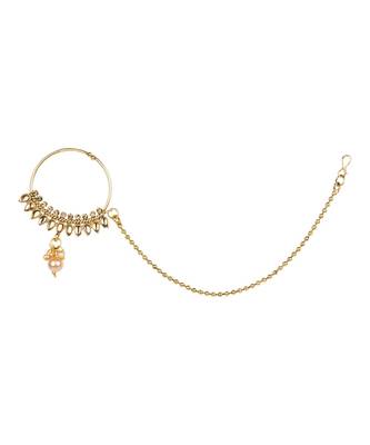 Traditional Wear Stone Studed Nath for Brides  Women and Girls 1