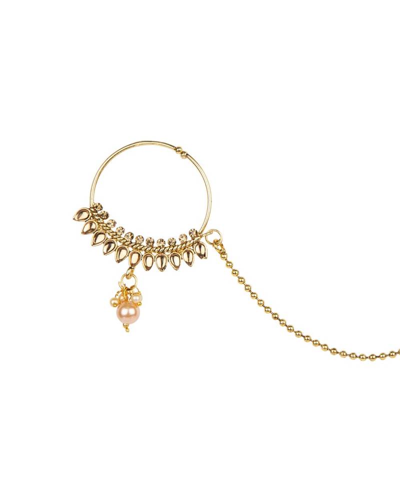 Traditional Wear Stone Studed Nath for Brides  Women and Girls