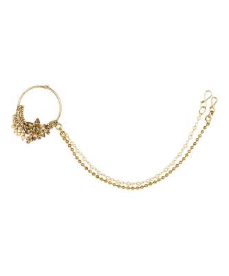 Traditional Wear Stone Studed Nath for Brides  Women and Girls 1