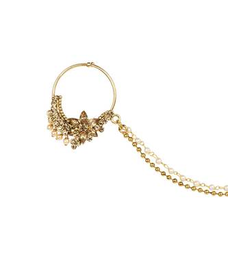 Traditional Wear Stone Studed Nath for Brides  Women and Girls 2