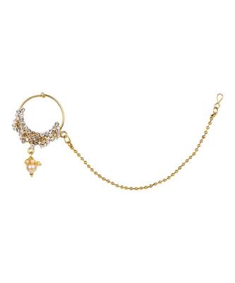 Traditional Wear Stone Studed Nath for Brides  Women and Girls 1