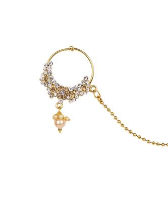Traditional Wear Stone Studed Nath for Brides  Women and Girls 2
