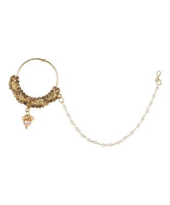 Traditional Wear Stone Studed Nath for Brides  Women and Girls 1