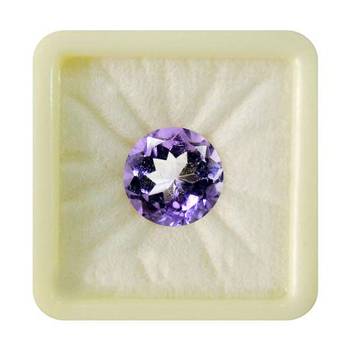 Natural Certified Amethyst Loose Stone 6.25 Ratti 5.68 Carat Katela Round Shape Birthstone 1