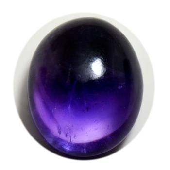 Cabochon Natural Amethyst Loose Gemstone 4.25 Ratti 3.86 Carat Oval Shape Jamunia Crystal 1