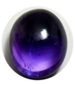 Cabochon Natural Amethyst Gemstone 10.25 Ratti 9.32 Carat Oval Shape Katela Rashi Ratan