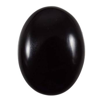 Natural Certified Black Onyx Loose Stone 6.25 Ratti 5.68 Carat Oval Shape Birthstone 1