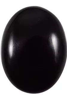 Natural Certified Black Onyx Loose Stone 6.25 Ratti 5.68 Carat Oval Shape Birthstone