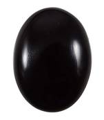 Natural Certified Black Onyx Loose Stone 6.25 Ratti 5.68 Carat Oval Shape Birthstone