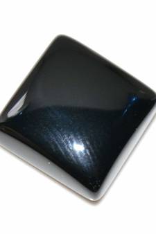Natural Certified Black Onyx Loose Gemstone 7.25 Ratti 6.59 Carat  Square Rashi Ratan