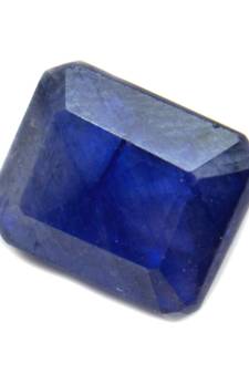Natural Certified Blue Sapphire Stones 9.25 Ratti 8.41 Carat Rectangle Shape Rashi Ratan