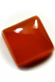 Natural Certified Carnelian 2.25 Ratti 2.04 Carat Red Raat-Ratuva Square Loose Birthstone