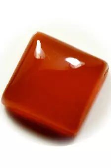 Natural Certified Carnelian 2.25 Ratti 2.04 Carat Red Raat-Ratuva Square Loose Birthstone