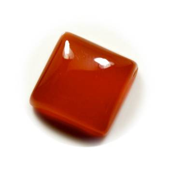 Certified Natural Carnelian 3.25 Ratti 2.95 Carat Raat-Ratuva Square Astrology Loose Stone 2
