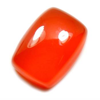 Natural Certified Red Carnelian 9.25 Ratti 8.41 Carat Cushion Astrological Loose Stones 1