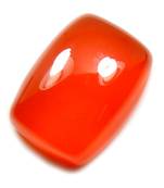 Natural Certified Red Carnelian 9.25 Ratti 8.41 Carat Cushion Astrological Loose Stones