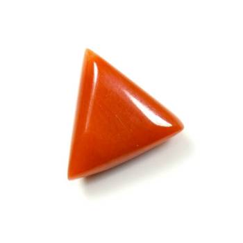 Natural 3.25 Ratti 2.95 Carat Trillion Shape Moonga Munga Gemstone Rashi Ratan Astrology 1